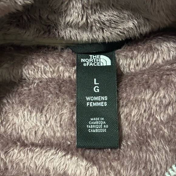 The North Face Women’s Lux Osito Full Zip Fleece Jacket Twilight Mauve Size L - Picture 8 of 10